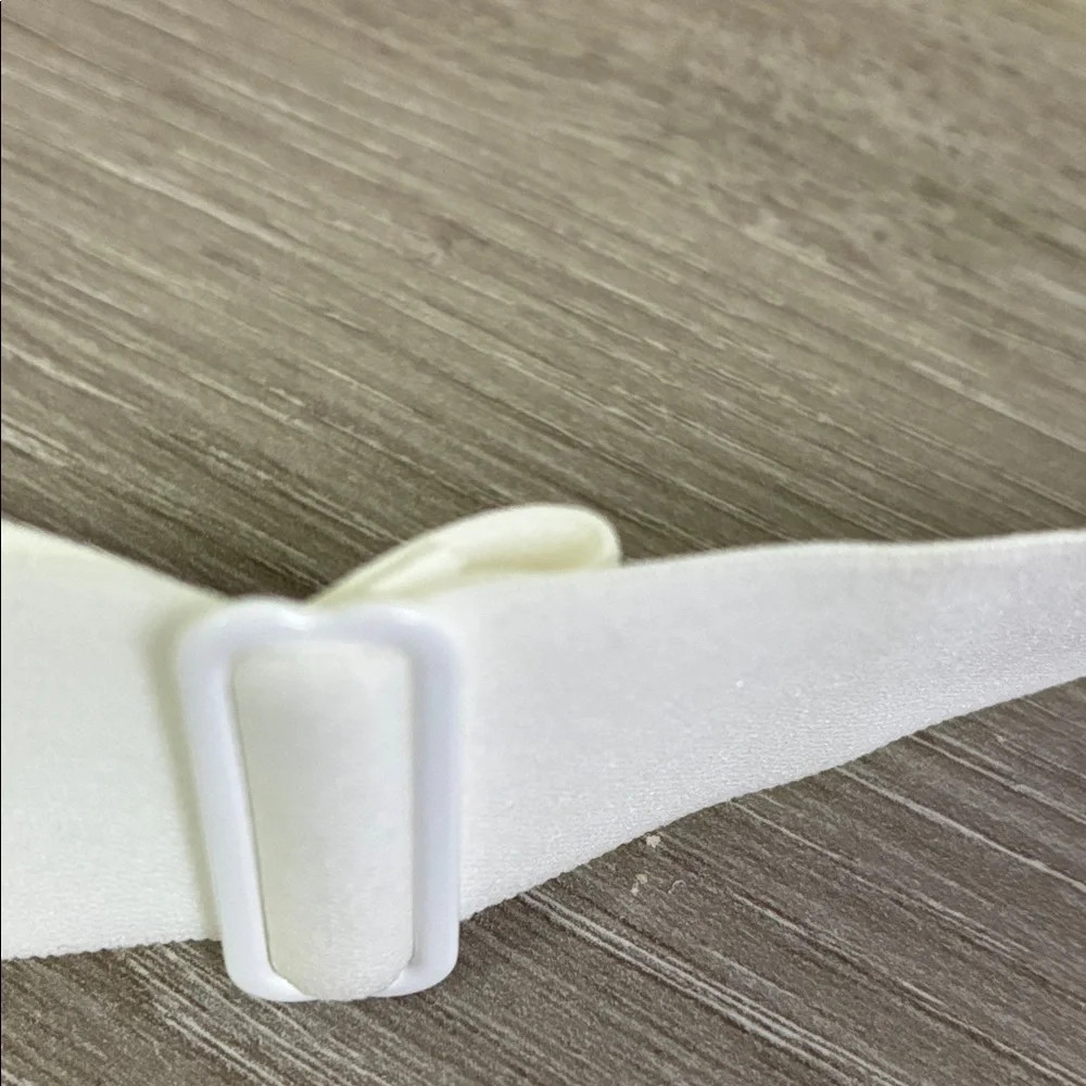 lululemon athletica White and Lime Green Visor